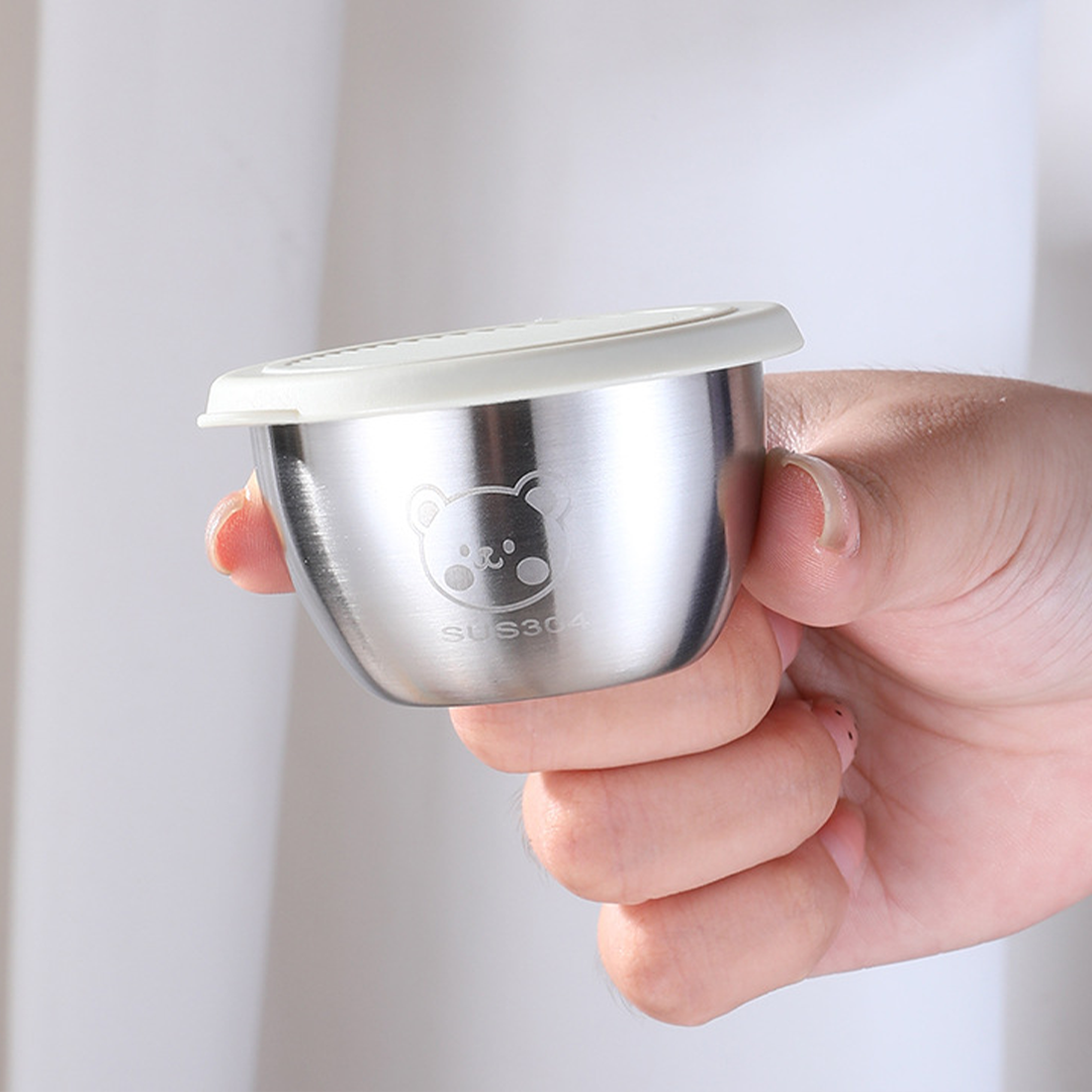 SOSU - Mini Sauce Cup Tempat Saos Kecap Mayones Anti Karat SUS304