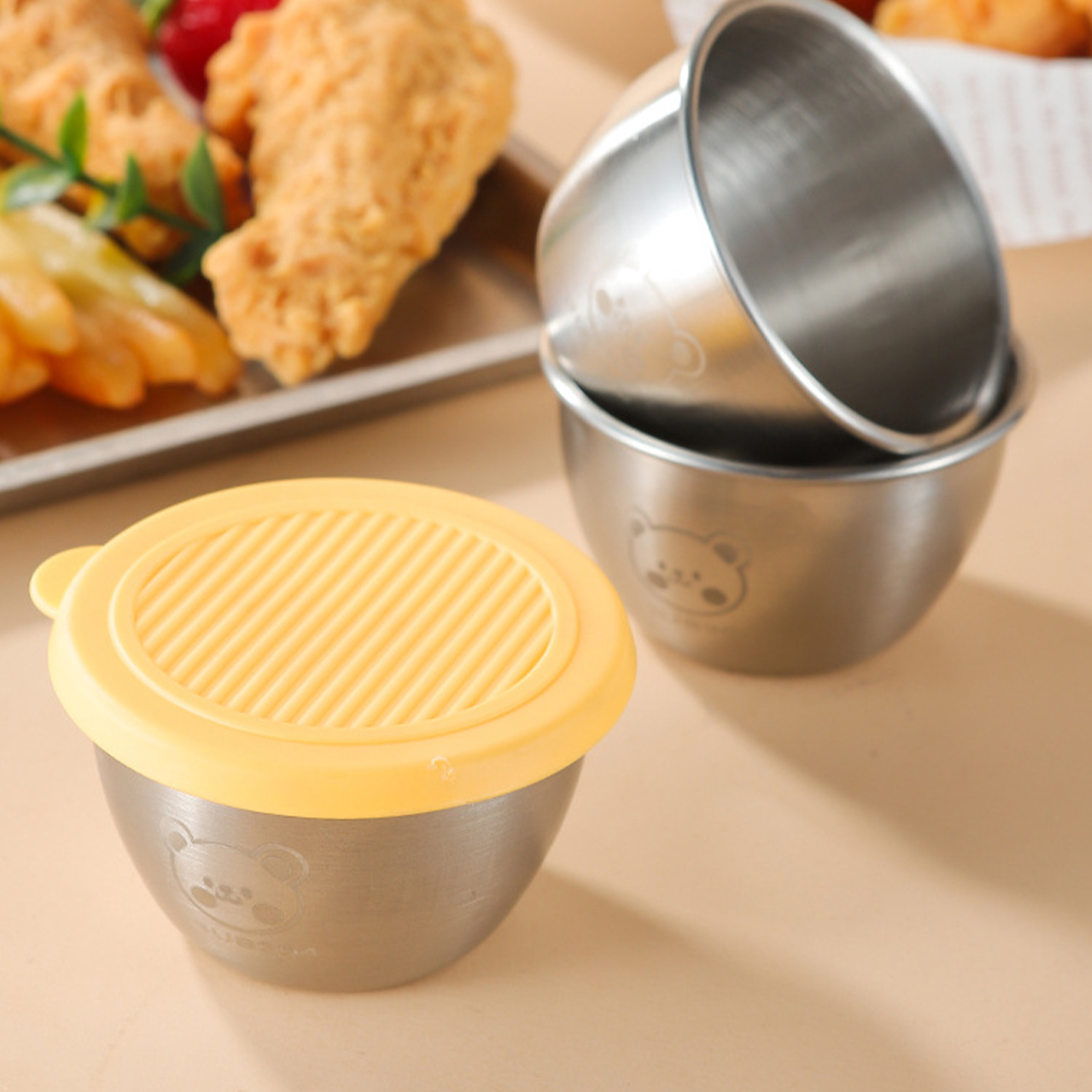 SOSU - Mini Sauce Cup Tempat Saos Kecap Mayones Anti Karat SUS304