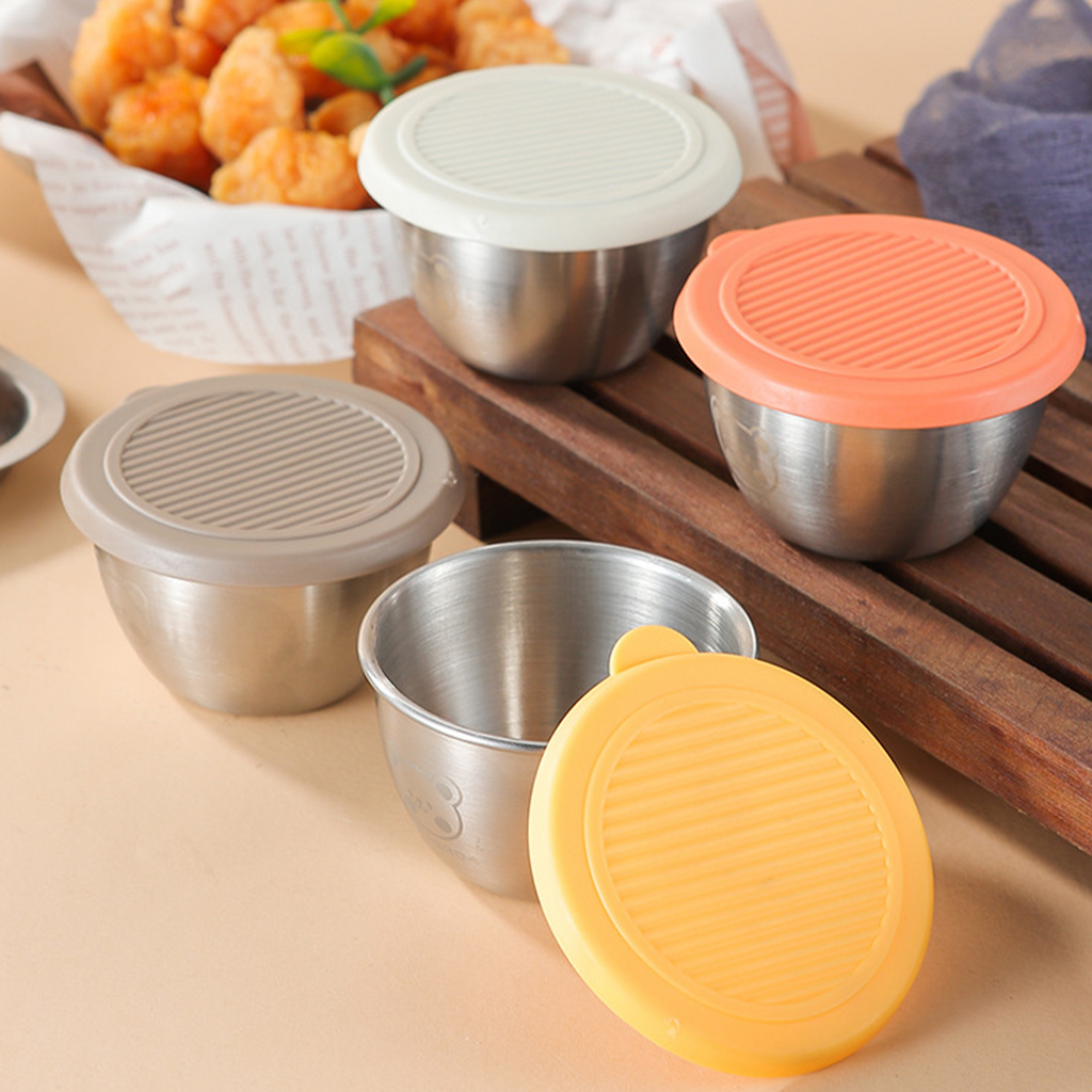 SOSU - Mini Sauce Cup Tempat Saos Kecap Mayones Anti Karat SUS304
