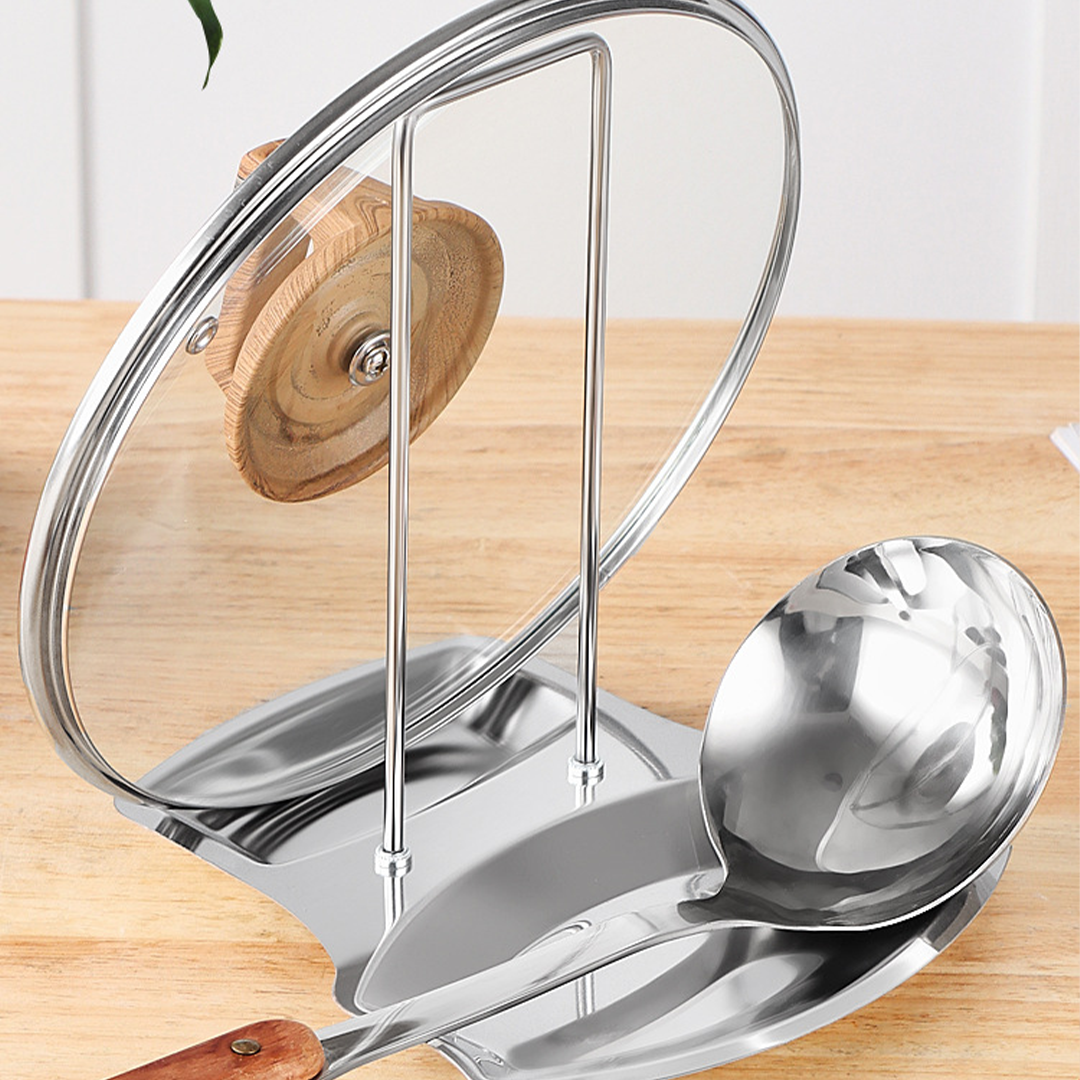 SUMU - Rak Tutup Panci Sutil Alat Penggorengan Stainless Steel 401