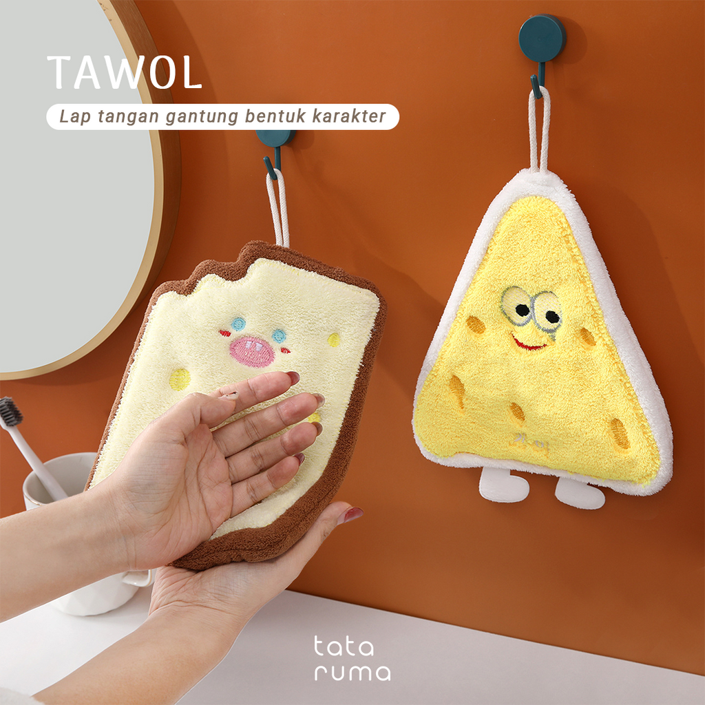 TAWOL - Hand Towel Gantung Lap Tangan Bentuk Karakter Lucu