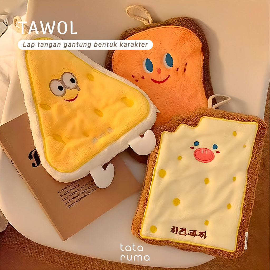 TAWOL - Hand Towel Gantung Lap Tangan Bentuk Karakter Lucu