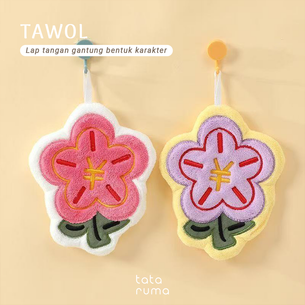 TAWOL - Hand Towel Gantung Lap Tangan Bentuk Karakter Lucu