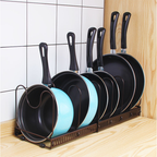 TOKKU - Rak Panci Dapur Adjustable Besi Multifungsi