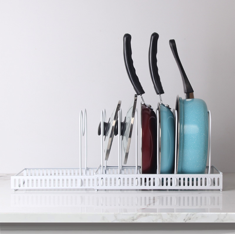 TOKKU - Rak Panci Dapur Adjustable Besi Multifungsi