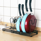 TOKKU - Rak Panci Dapur Adjustable Besi Multifungsi