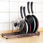 TOKKU - Rak Panci Dapur Adjustable Besi Multifungsi