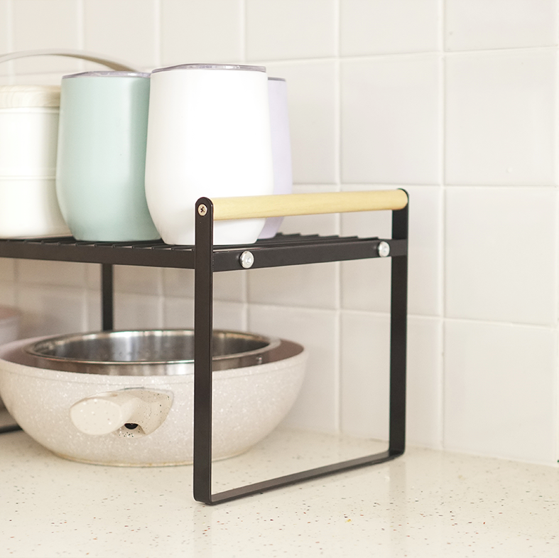 TORI ADJUSTABLE - Rak Besi Dapur Serbaguna Rak Bumbu Rak Microwave Adjustable