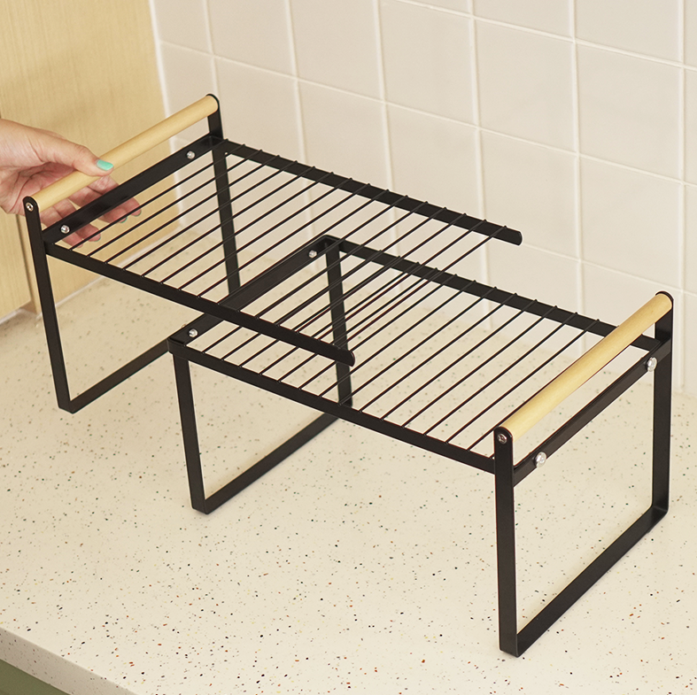TORI ADJUSTABLE - Rak Besi Dapur Serbaguna Rak Bumbu Rak Microwave Adjustable