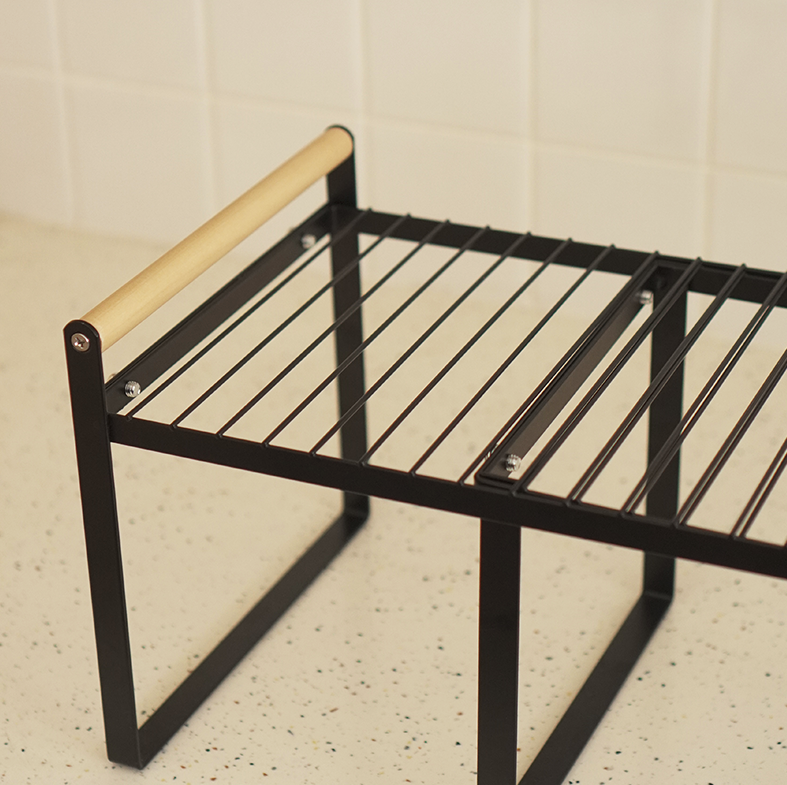 TORI ADJUSTABLE - Rak Besi Dapur Serbaguna Rak Bumbu Rak Microwave Adjustable