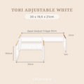 TORI ADJUSTABLE - Rak Besi Dapur Serbaguna Rak Bumbu Rak Microwave Adjustable