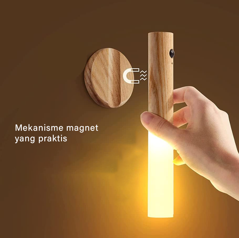TOZAMI - Lampu Smart Sensor Light Motion Otomatis Dinding Tangga Kamar Estetik Chargeable