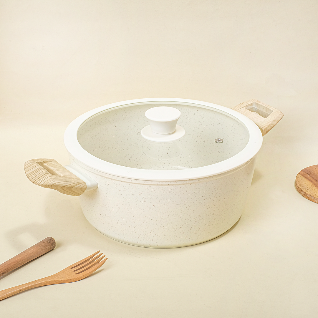 KOOK Casserole - Alat Masak Panci Besar Jumno Non-toxic Ceramic Non-stick Pan