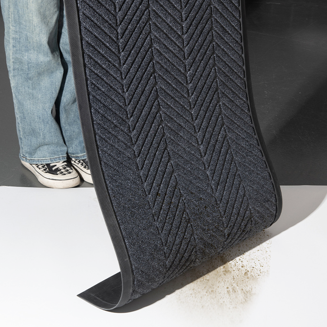 UMOTTO - Keset Non-slip Outdoor Depan Pintu Rubber tebal  Motif Estetik