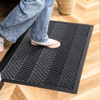 UMOTTO - Keset Non-slip Outdoor Depan Pintu Rubber tebal  Motif Estetik
