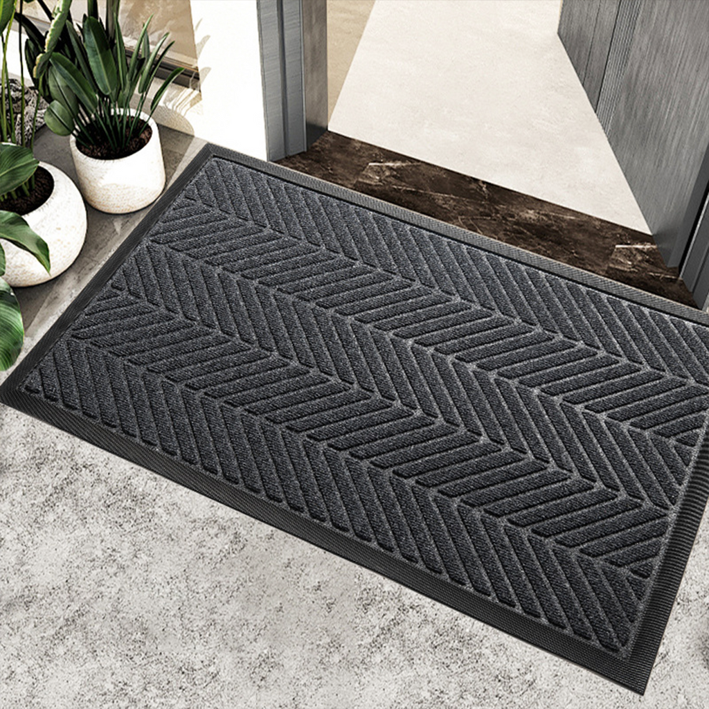 UMOTTO - Keset Non-slip Outdoor Depan Pintu Rubber tebal  Motif Estetik