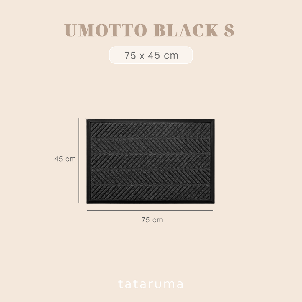UMOTTO - Keset Non-slip Outdoor Depan Pintu Rubber tebal  Motif Estetik