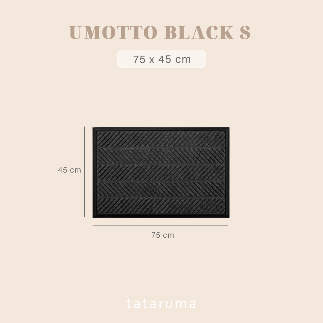 UMOTTO - Keset Non-slip Outdoor Depan Pintu Rubber tebal  Motif Estetik