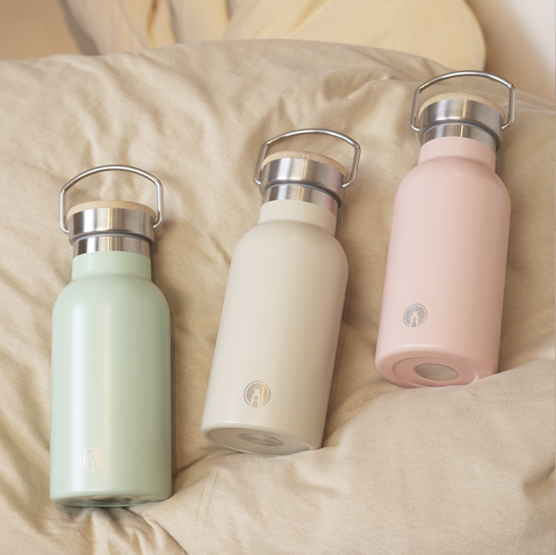 VANO - Tumbler Vacuum Insulated Bottle 350ml Tahan Panas Dingin dengan Handle