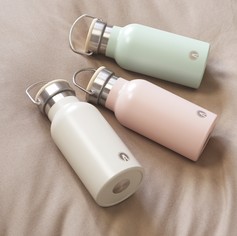 VANO - Tumbler Vacuum Insulated Bottle 350ml Tahan Panas Dingin dengan Handle