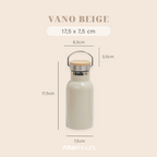 VANO - Tumbler Vacuum Insulated Bottle 350ml Tahan Panas Dingin dengan Handle