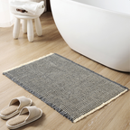 WAFEL - Keset Kamar Tassel Waffle Two Tone Anti Slip Penyerap Air