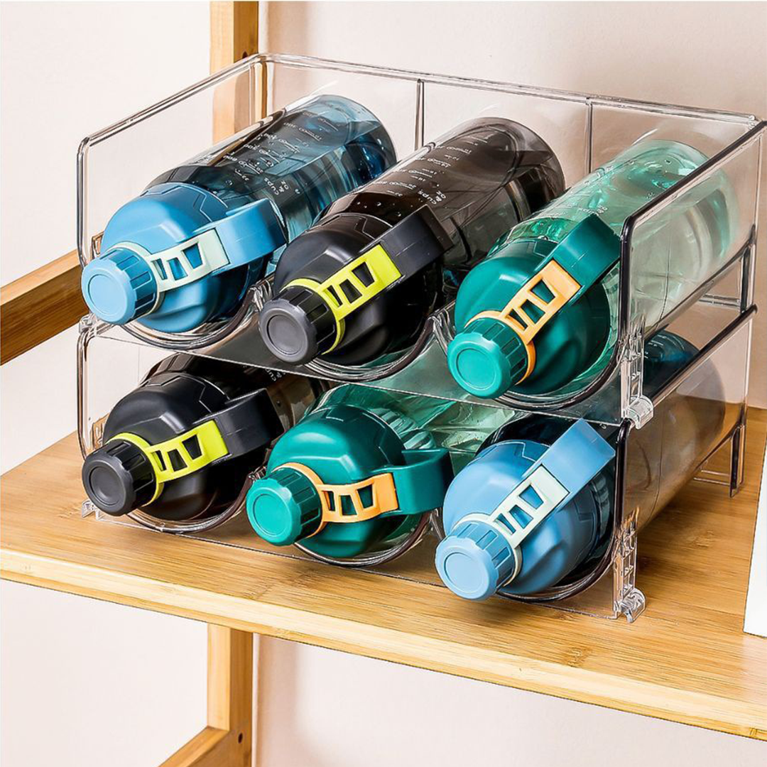 WAIN - Rak Organizer Botol Stackable Tumpuk Multilayer Tingkat