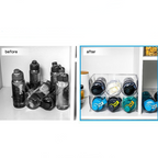 WAIN - Rak Organizer Botol Stackable Tumpuk Multilayer Tingkat