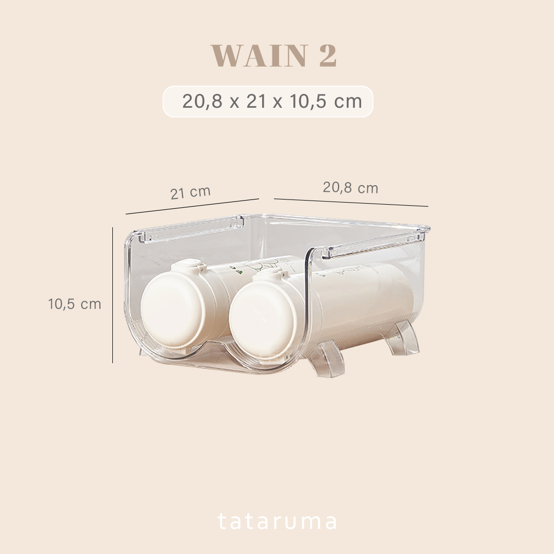 WAIN - Rak Organizer Botol Stackable Tumpuk Multilayer Tingkat