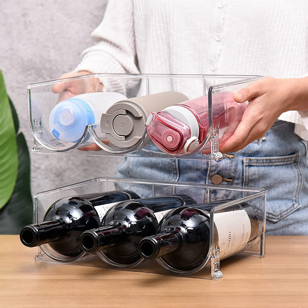 WAIN - Rak Organizer Botol Stackable Tumpuk Multilayer Tingkat