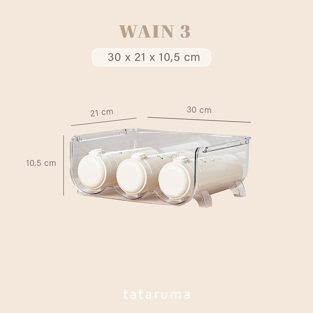 WAIN - Rak Organizer Botol Stackable Tumpuk Multilayer Tingkat
