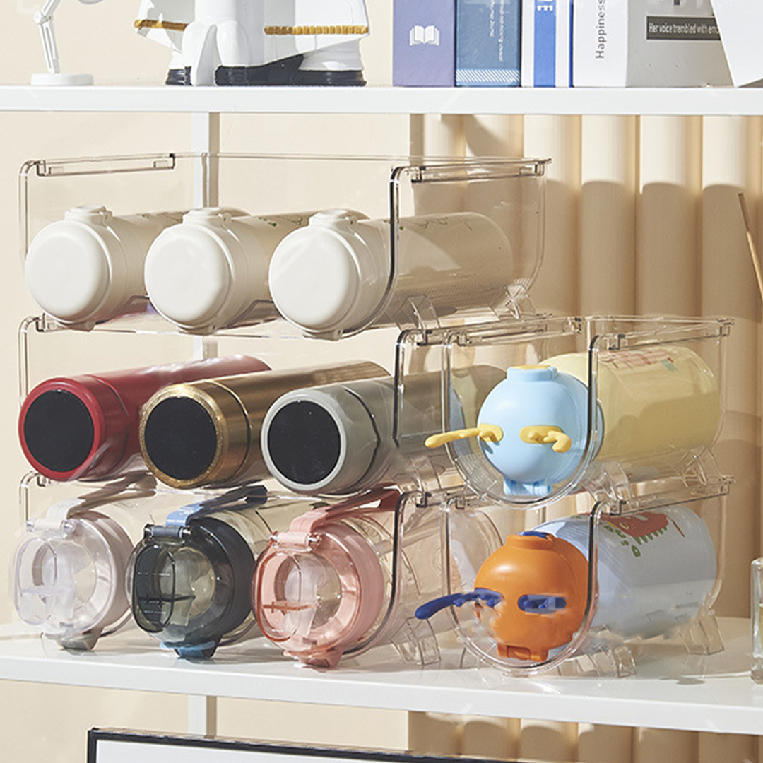 WAIN - Rak Organizer Botol Stackable Tumpuk Multilayer Tingkat