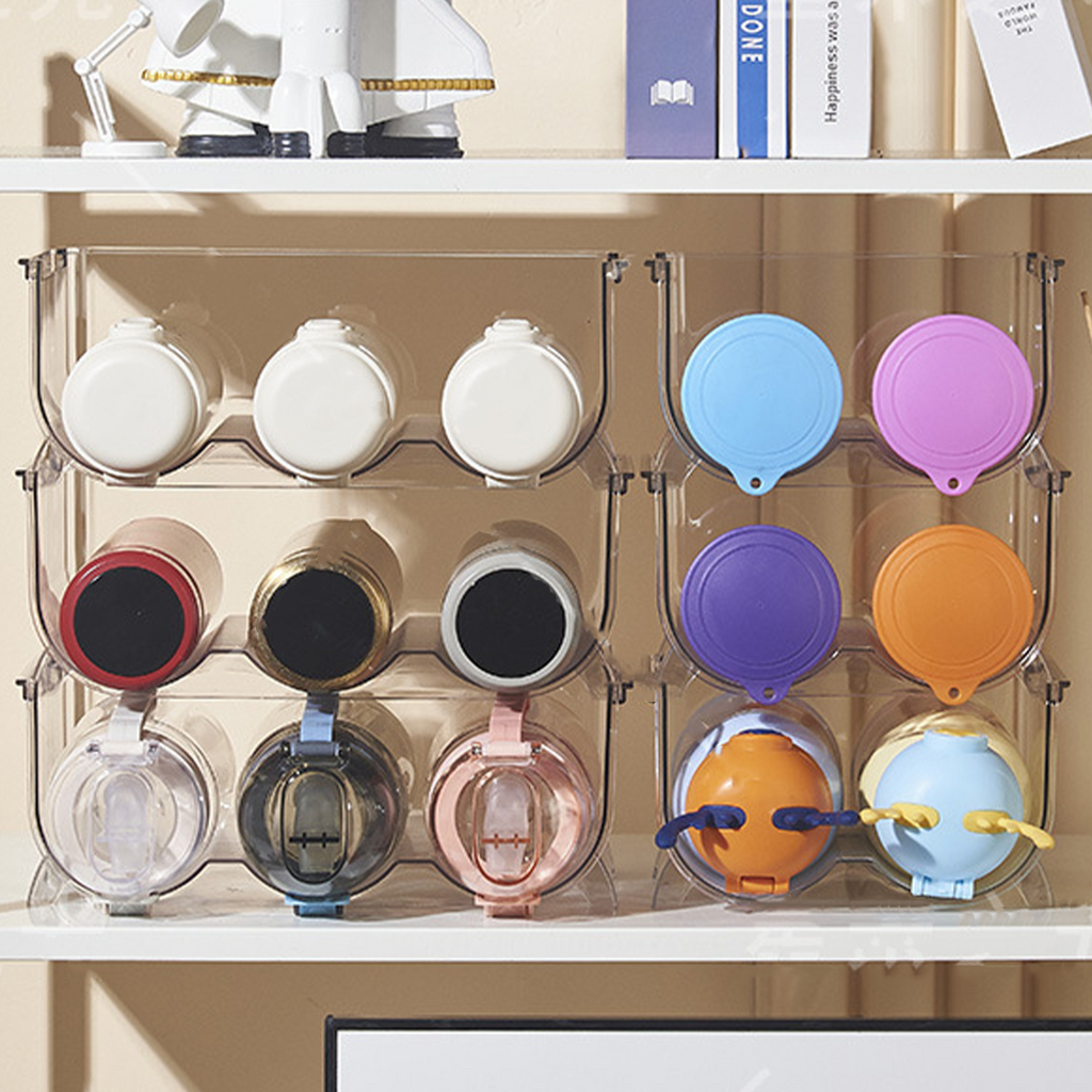 WAIN - Rak Organizer Botol Stackable Tumpuk Multilayer Tingkat