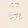 HIKA - Toples Transparan / Clear Storage Jar Kedap Udara Airtight Minimalis