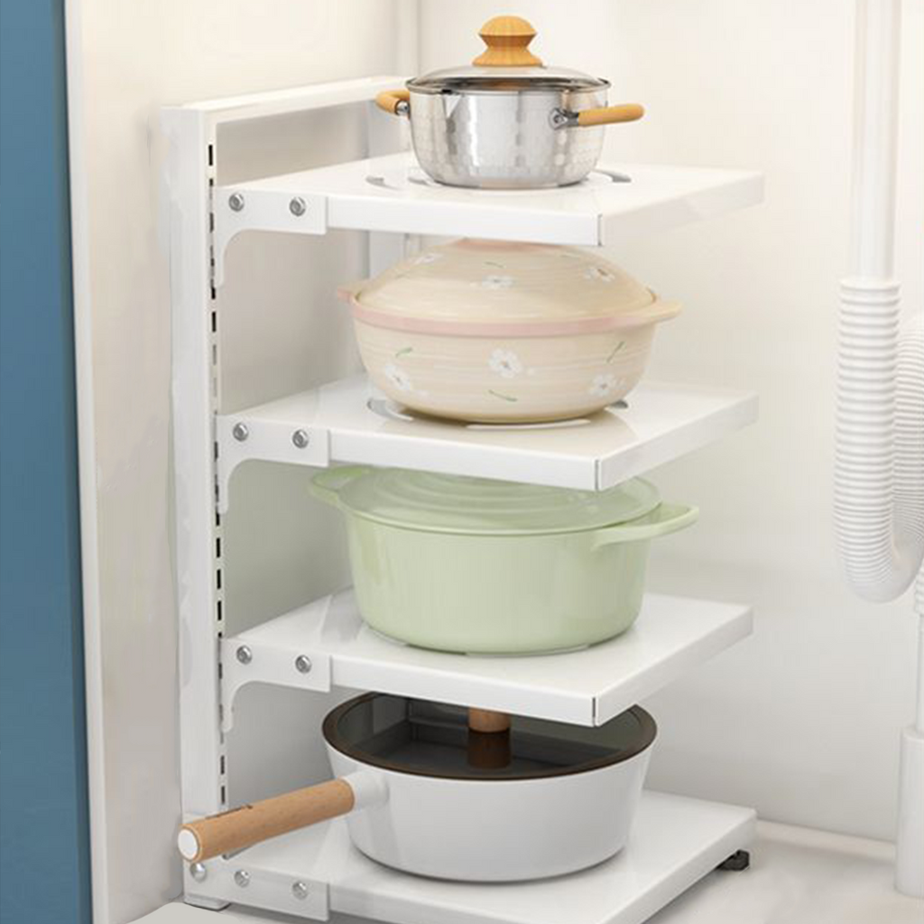 YAKKA  - Rak Dapur Bawah Kabinet Tempat Penyimpanan Panci Alat Dapur Tingkat Kitchen Rack Multilapis Susun