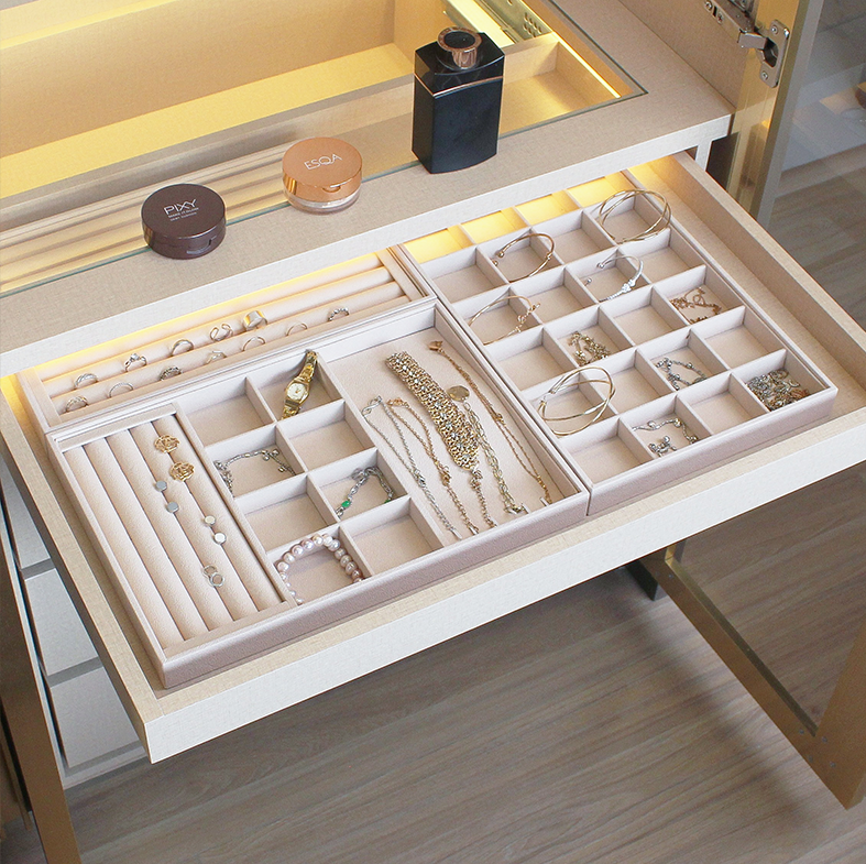 YUBI - Jewelry Tray Kotak Tempat Perhiasan Laci Display