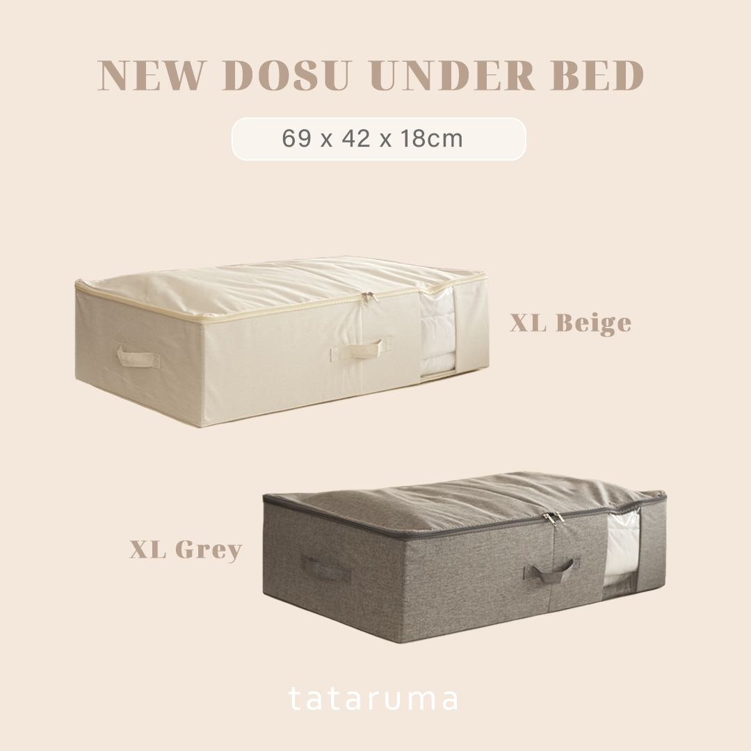 NEW DOSU UNDER BED - Storage Box Organizer Jumbo dengan tutup Bersleting