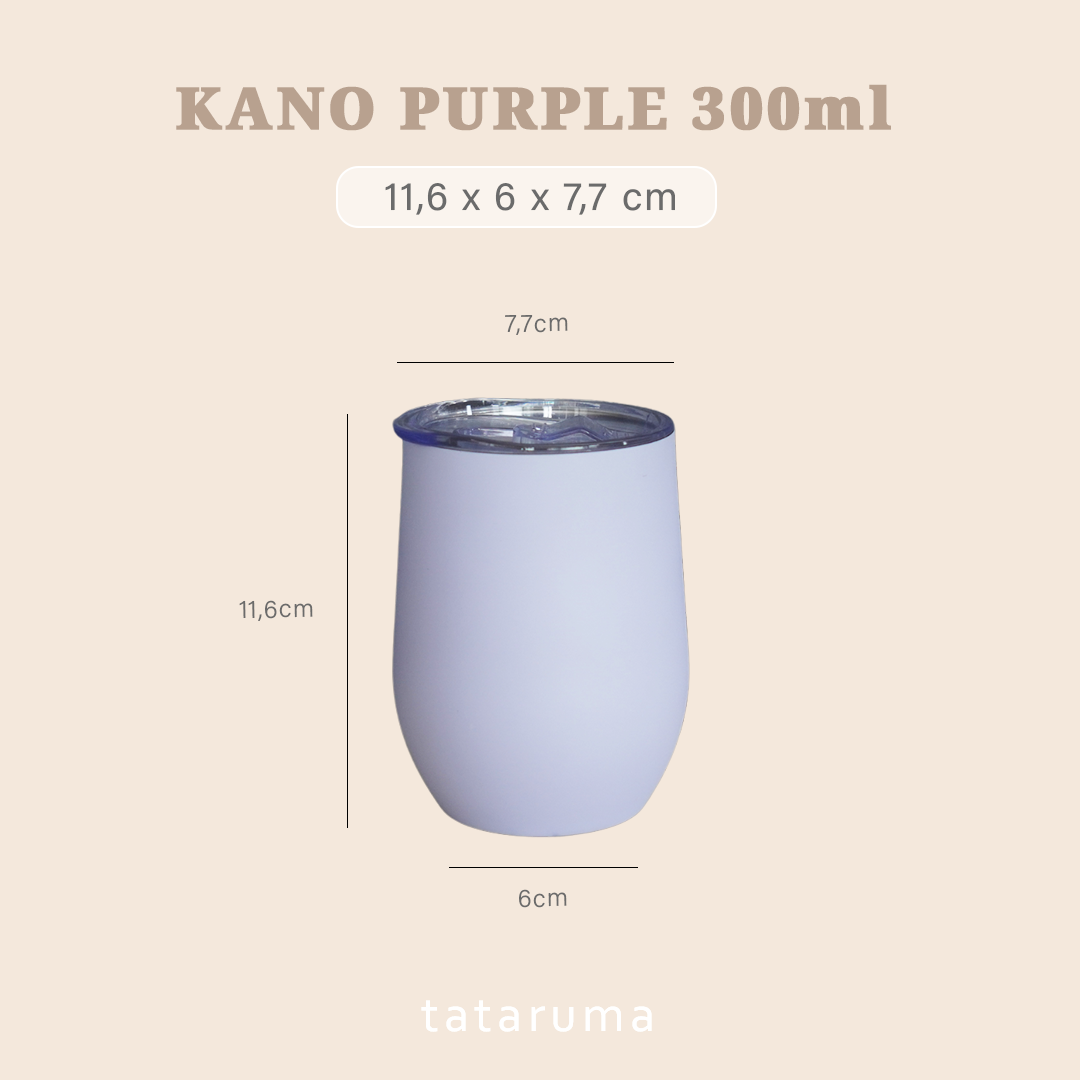 KANO - Tumbler Gelas Stainless Kedap Antibocor 300ml