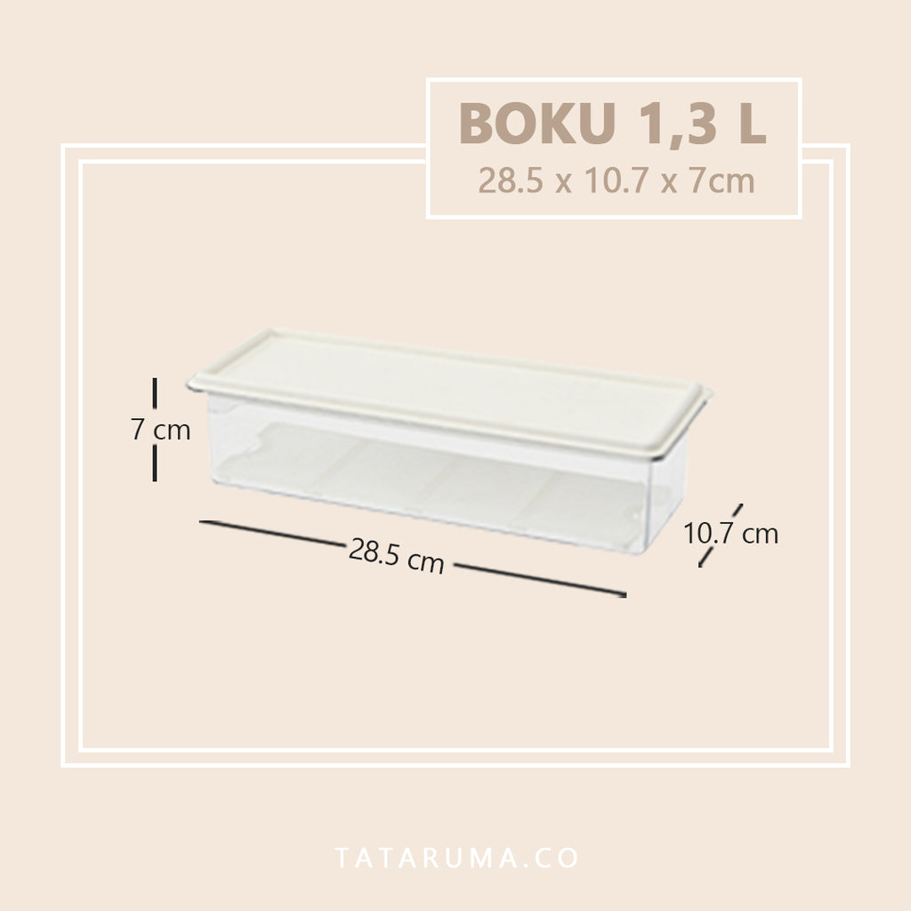 BOKU - Kotak Penyimpanan Makanan Kulkas PET Saringan / Food Storage