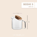 BOSHI - Teko Kaca Pitcher Tahan Panas Untuk Teh / Jus / Air Panas