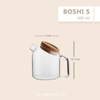 BOSHI - Teko Kaca Pitcher Tahan Panas Untuk Teh / Jus / Air Panas