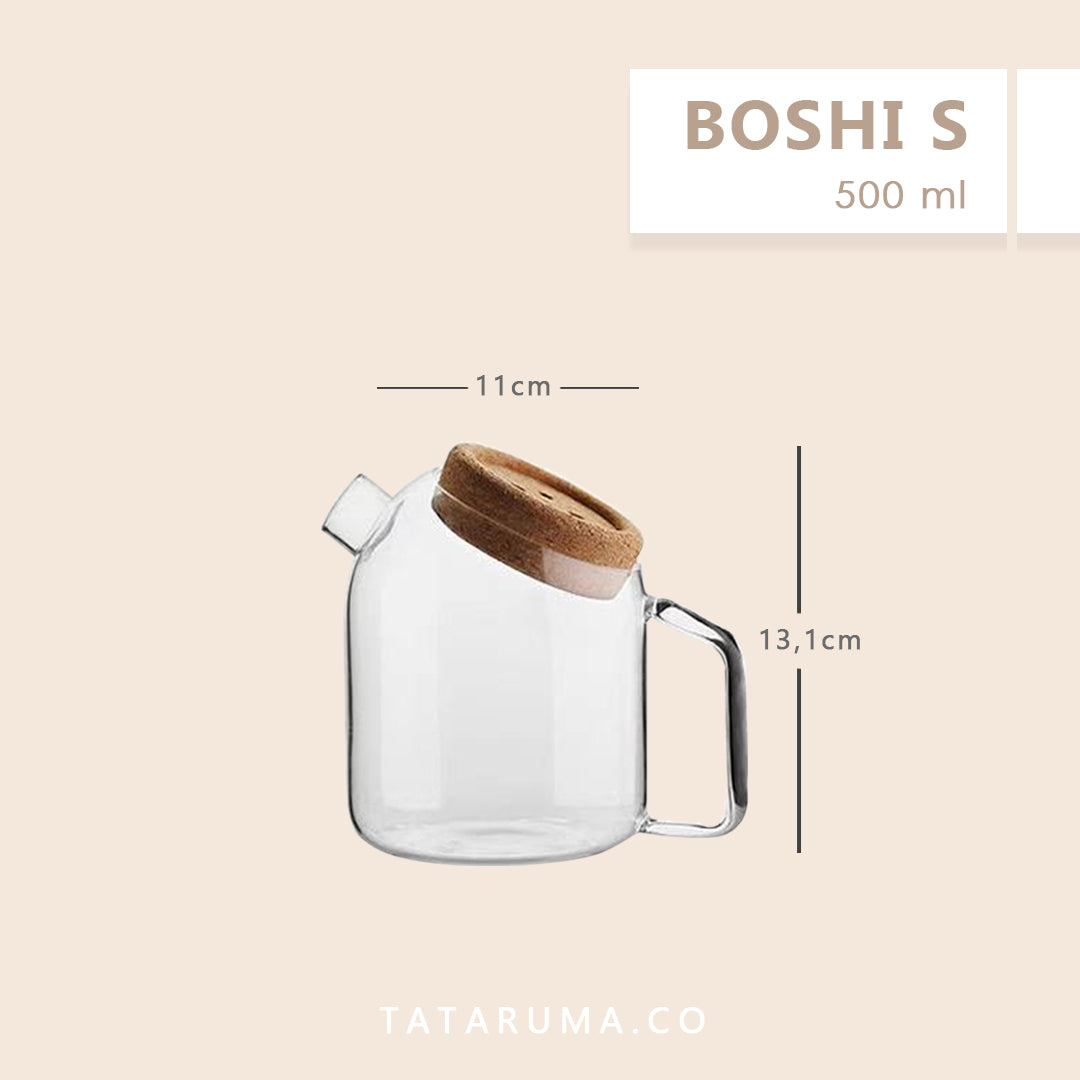 BOSHI - Teko Kaca Pitcher Tahan Panas Untuk Teh / Jus / Air Panas