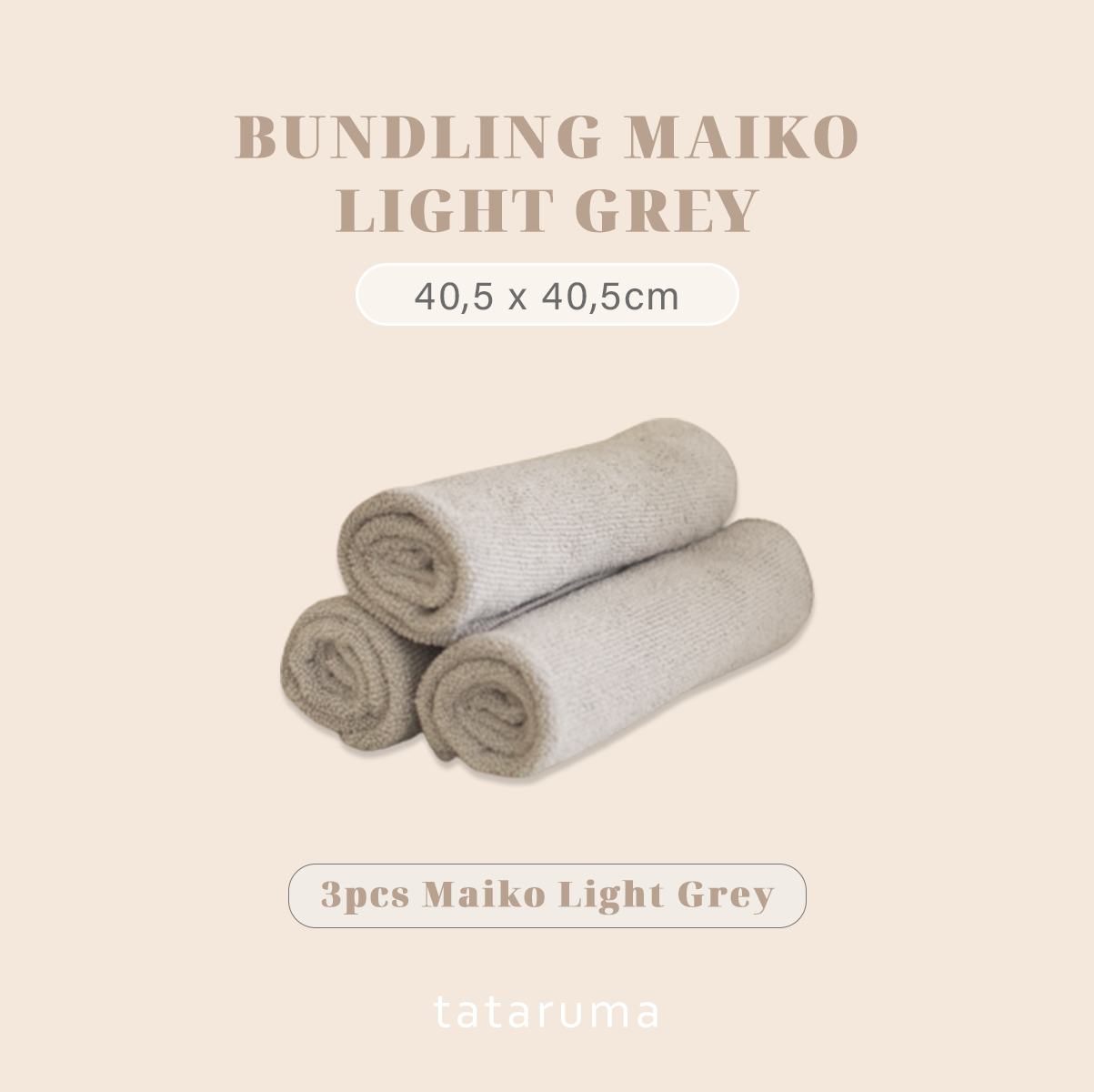 MAIKO Bundling 3pcs - Lap Kain Microfiber Serbaguna Daya Serap Tinggi 360gsm
