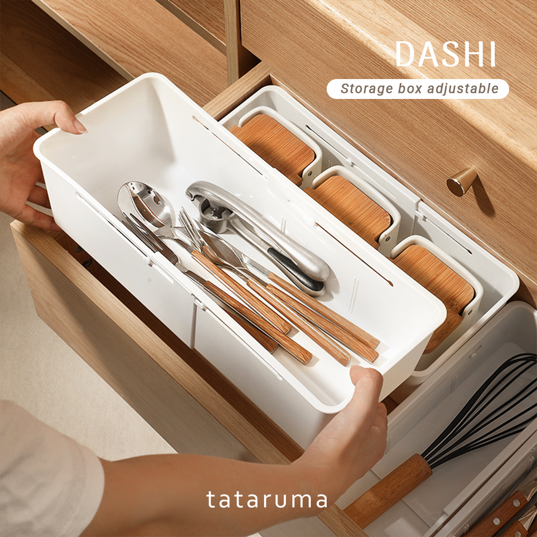 DASHI EXPAND LARGE - Drawers Organizer Adjustable Kotak Penyimpanan Partisi Sekat