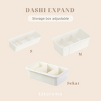 DASHI EXPAND LARGE - Drawers Organizer Adjustable Kotak Penyimpanan Partisi Sekat
