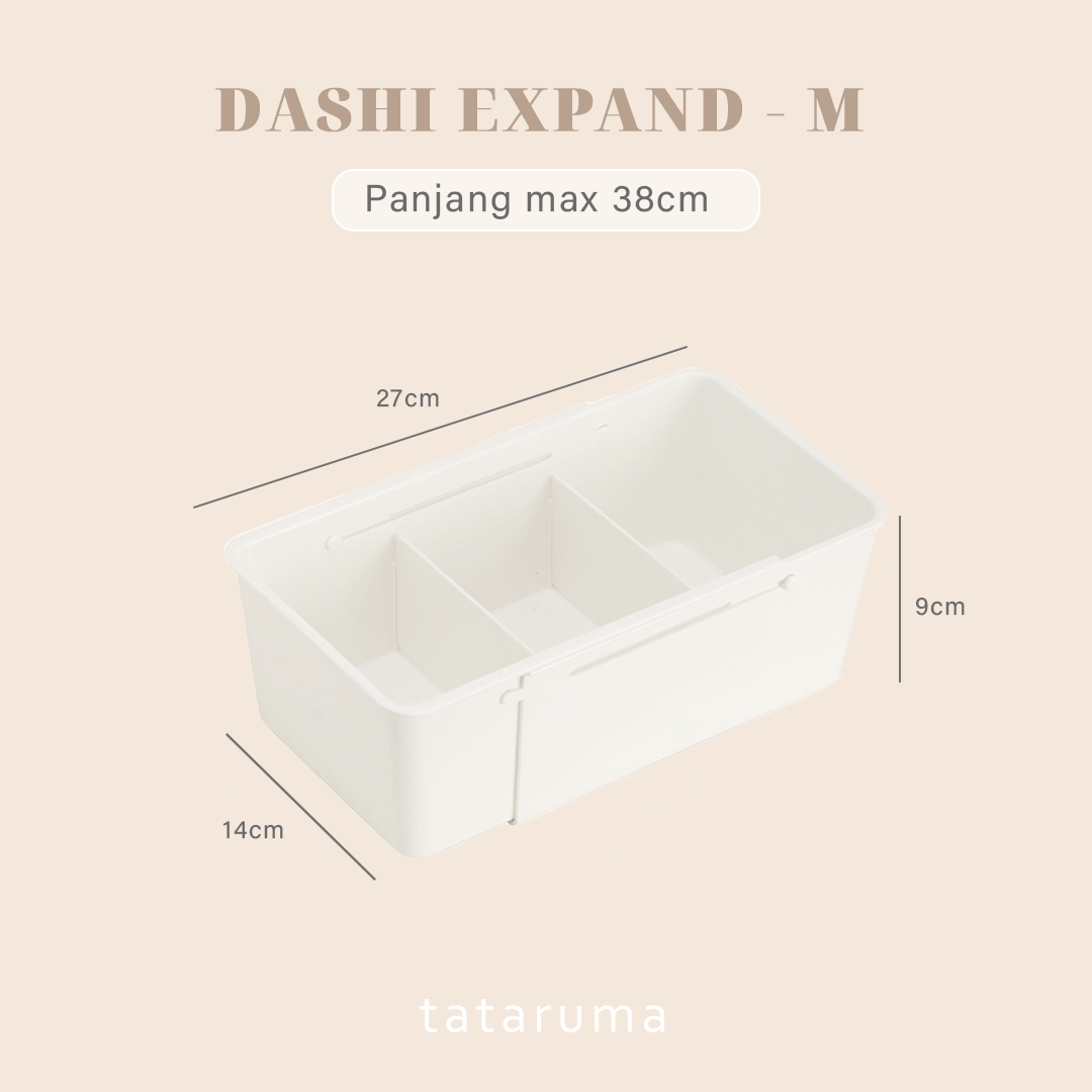DASHI EXPAND - Drawers Organizer Adjustable Kotak Penyimpanan Partisi Sekat Lepas Pasang