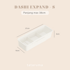 DASHI EXPAND - Drawers Organizer Adjustable Kotak Penyimpanan Partisi Sekat Lepas Pasang