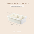 DASHI EXPAND - Drawers Organizer Adjustable Kotak Penyimpanan Partisi Sekat Lepas Pasang