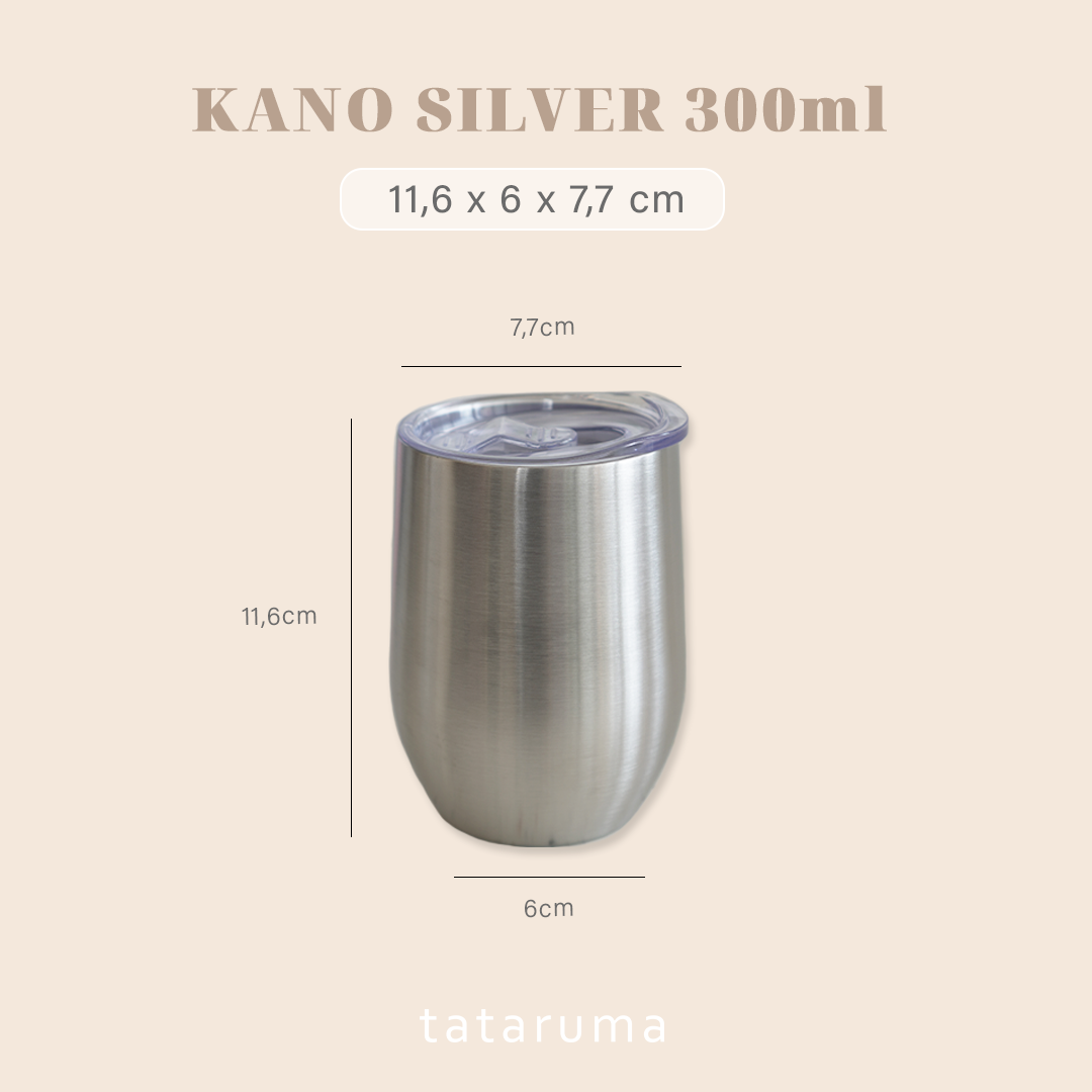 KANO - Tumbler Gelas Stainless Kedap Antibocor 300ml