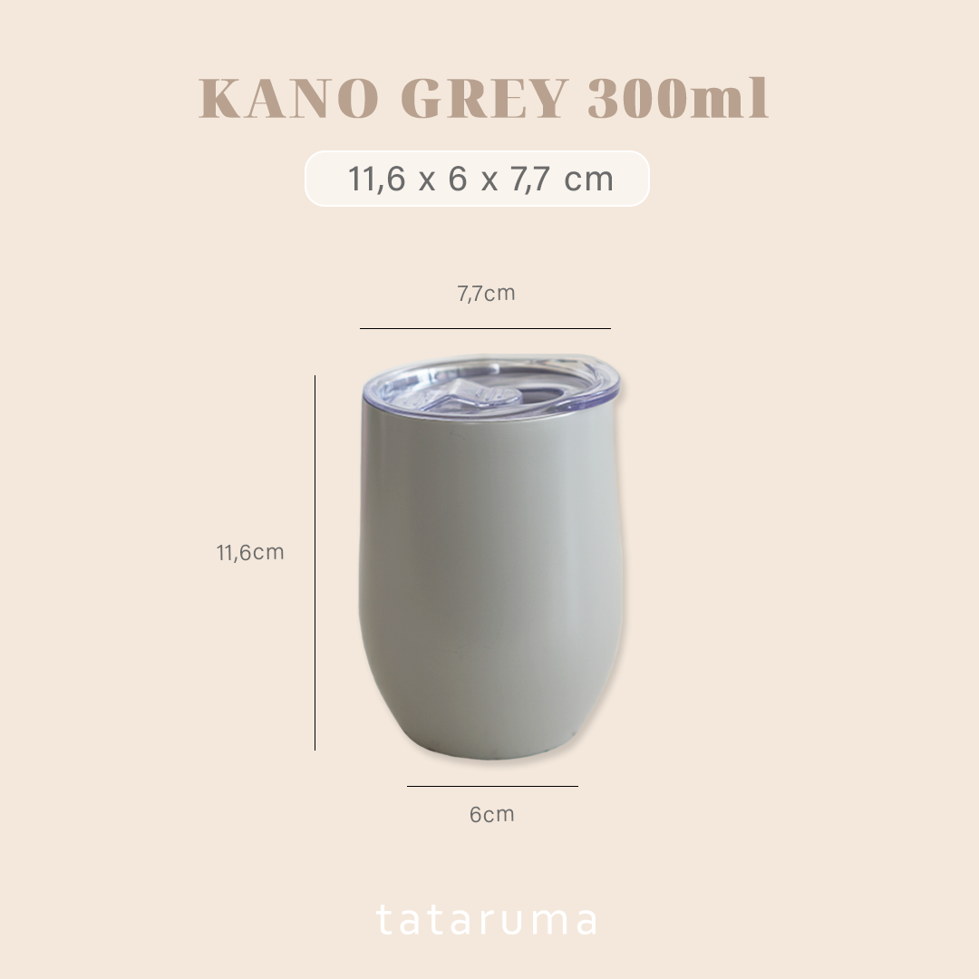 KANO - Tumbler Gelas Stainless Kedap Antibocor 300ml